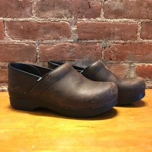 Dansko Brown Leather Professional Clog
